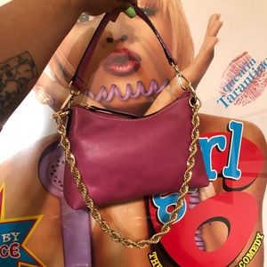 Lucky Brand Mini Leather Chain Bag